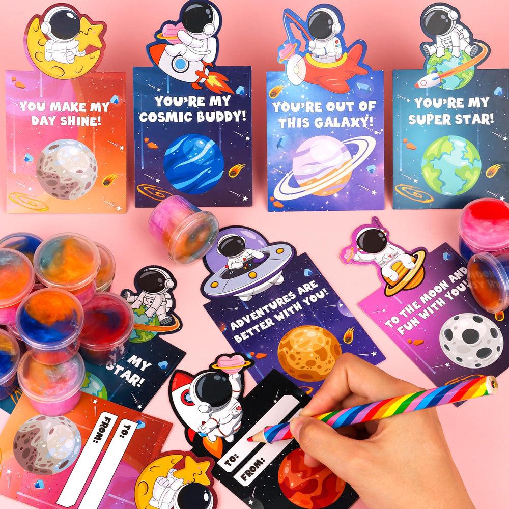Envotek class exchange cards for classroom Valentine swaps
