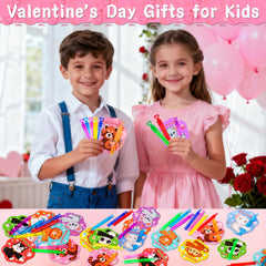 Envotek classroom set supports easy, mess-free card exchanges and joyful celebrations.