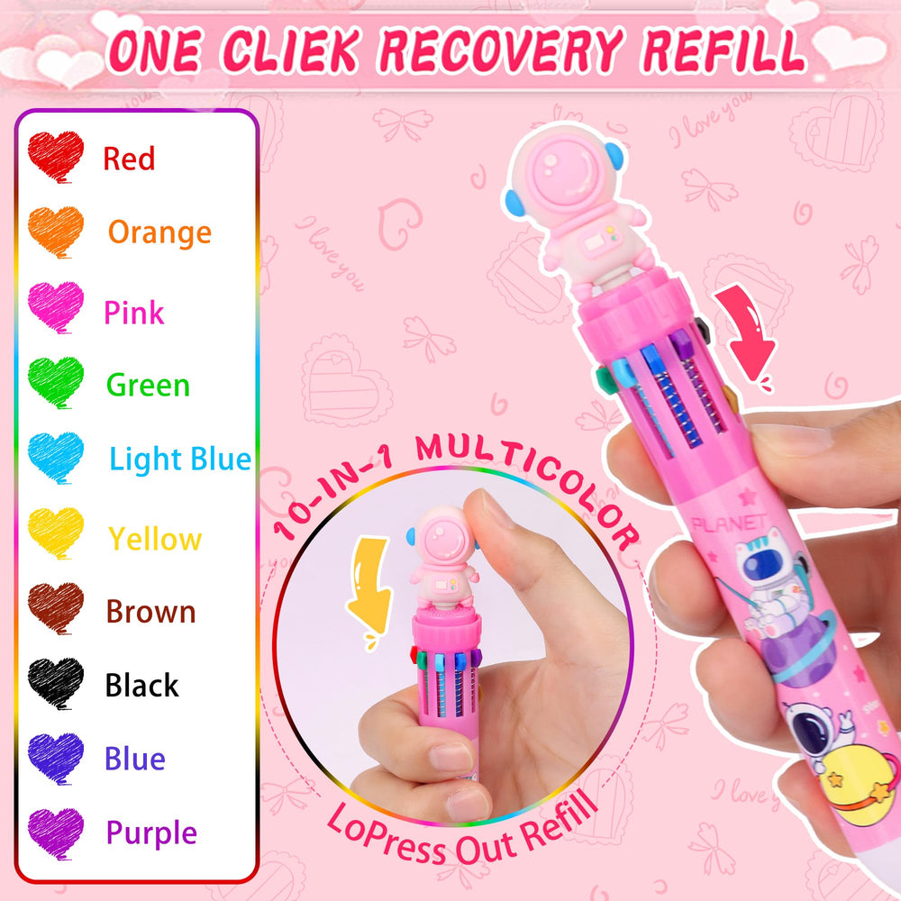 Envotek lightweight retractable pens designed for school on-the-go use.