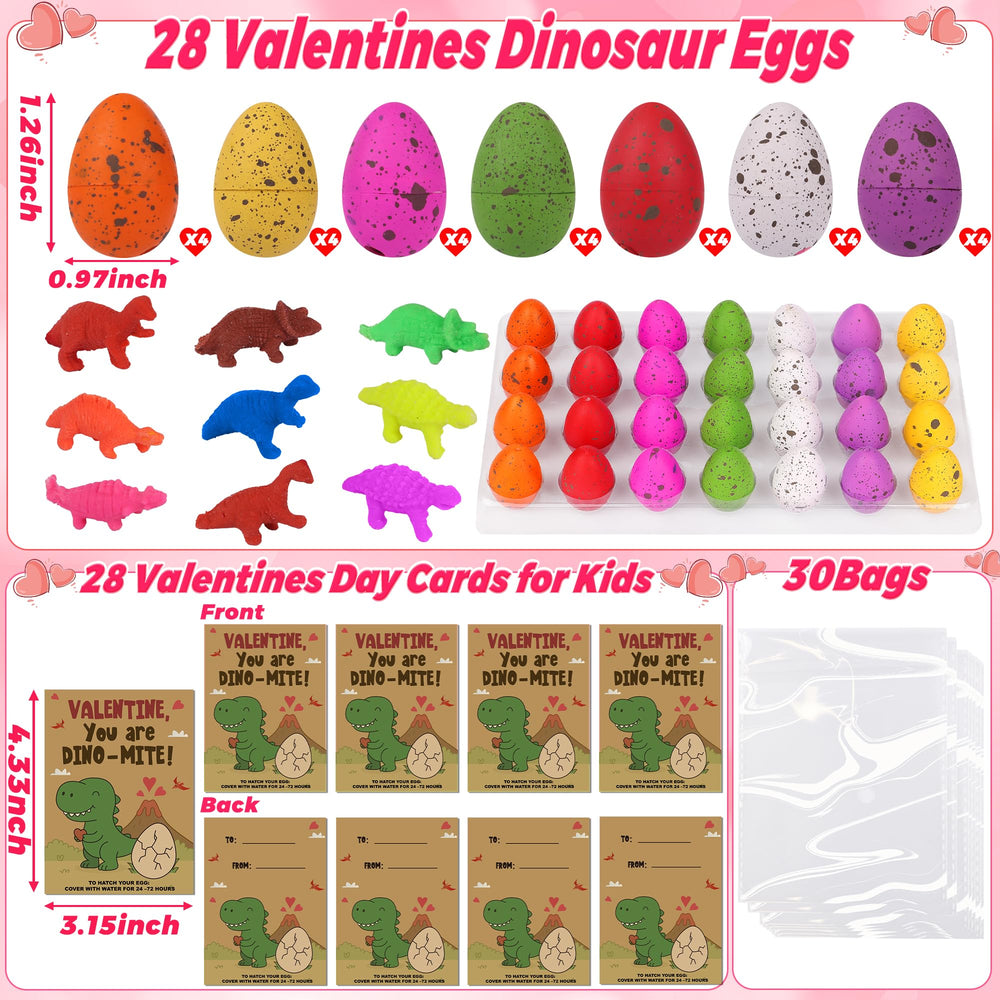 Envotek dino-theme Valentine cards designed for kids