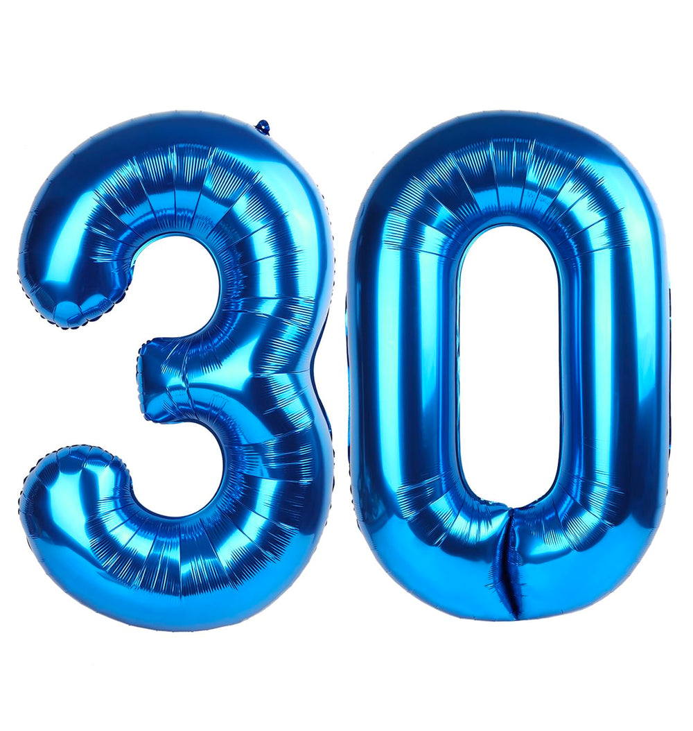 Enyeopd 30th birthday dark blue 40-inch balloon for photo ops.