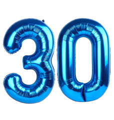 Enyeopd 30th birthday dark blue 40-inch balloon for photo ops.