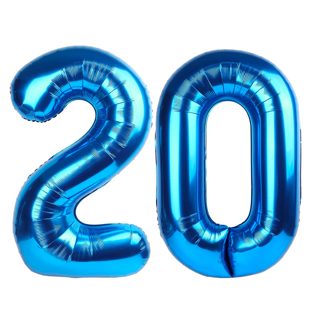Enyeopd 40-inch dark blue number balloon for bold birthday decor.