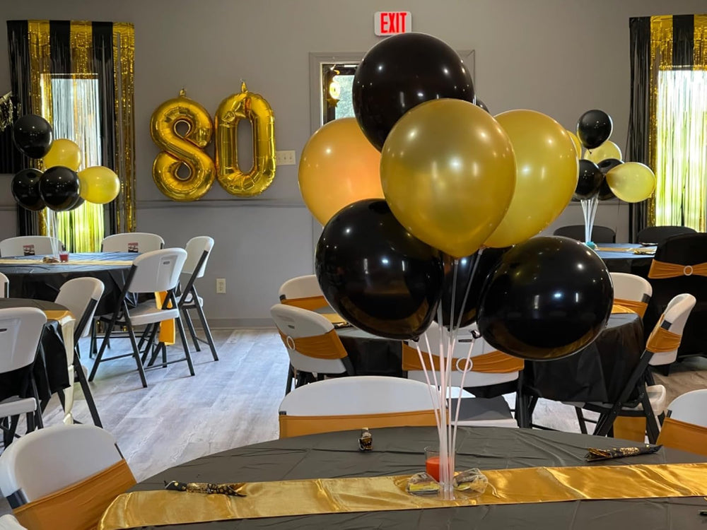 Enyeopd hanging decor 40 inch gold number balloon