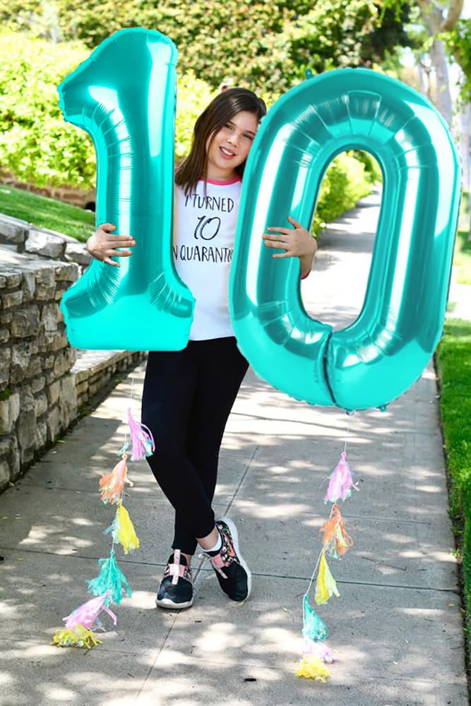 Enyeopd balloon numbers 40inch color variety enhances themed celebrations