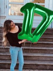 Enyeopd durable balloon numbers with smooth surface and lasting color