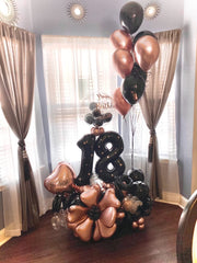 Enyeopd birthday decor balloon hanging creates striking focal points at parties.