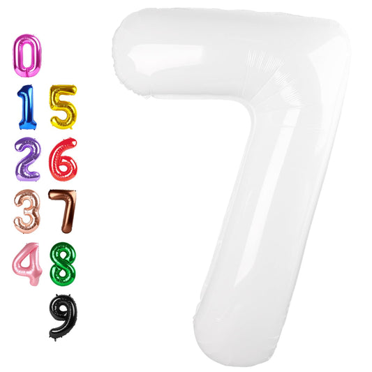 Enyeopd Numbers Balloon 40-inch 7 for birthdays and milestones