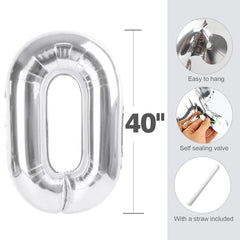 Enyeopd versatile occasions number balloon suits birthdays weddings and more