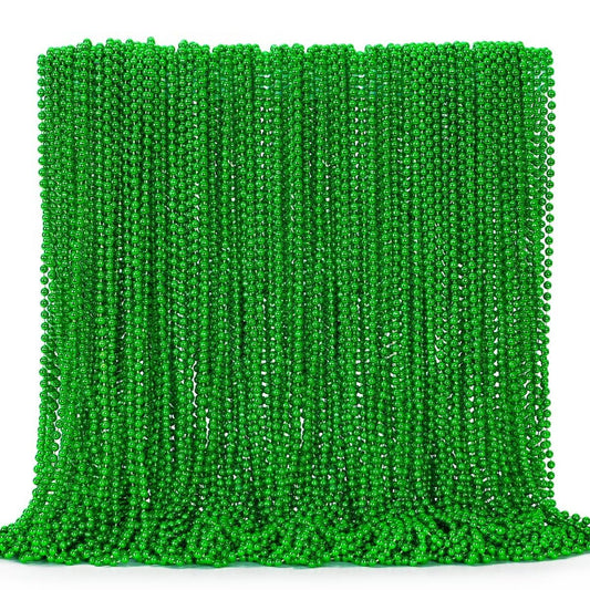 EOBOH 144pcs St Patrick's Day beads bulk for festive parades and gifting