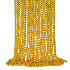 EOBOH gold bead necklace set, 24 pieces, ideal for festive parades and shared celebrations.