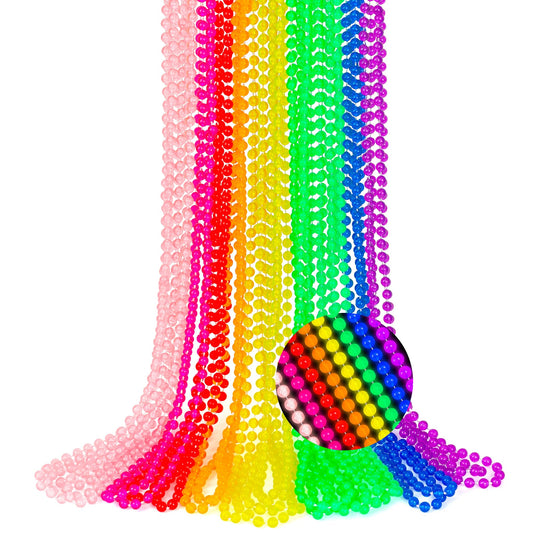 EOBOH Mardi Gras beads glow in the dark for vibrant party moments and festive parades.