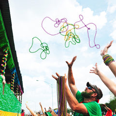 EOBOH party costume Mardi Gras throws ready for celebrations