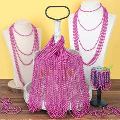 EOBOH plastic bead necklace with metallic finish offers durable party favors.