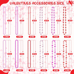 EOBOH Valentines heart necklace pattern 2 ideal for group celebrations.