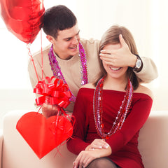 EOBOH Valentines heart necklace pattern 6 perfect as party favors.