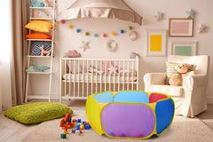 Eocolz ball pit is easy to clean and quick to fold flat.