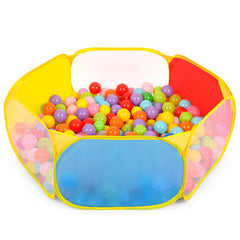 Eocolz ball pit large pop-up tent in blue, roomy indoor play space for toddlers.