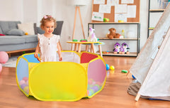 Eocolz ball pit with zipper storage, quick cleanup and tidy spaces.