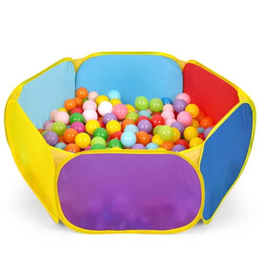 Eocolz kids ball pit pop-up tent opened for quick indoor or outdoor play.