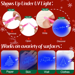 EODVICS family detective play with invisible ink pens