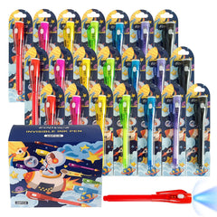 EODVICS invisible ink pens reveal hidden messages with UV light for secret notes and fun.