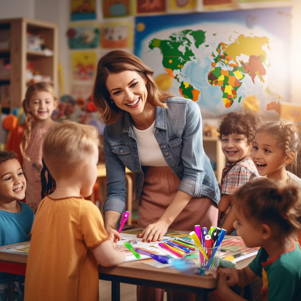 EODVICS safe, flavorless ink supports kid-friendly creative play and cleanup.