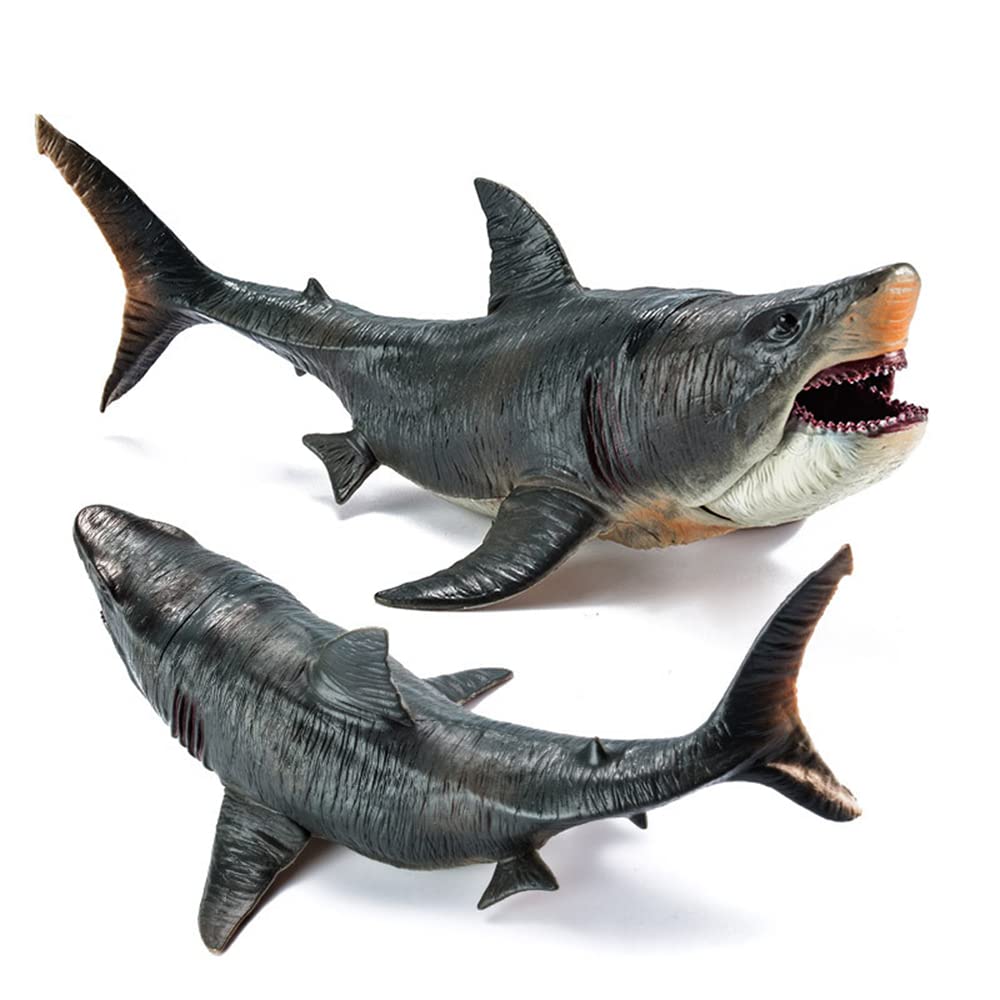 EOIVSH Durable PVC Megalodon shark for kids and easy cleaning