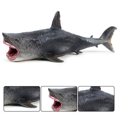 EOIVSH Megalodon shark figurine gift for kids, great for collections.