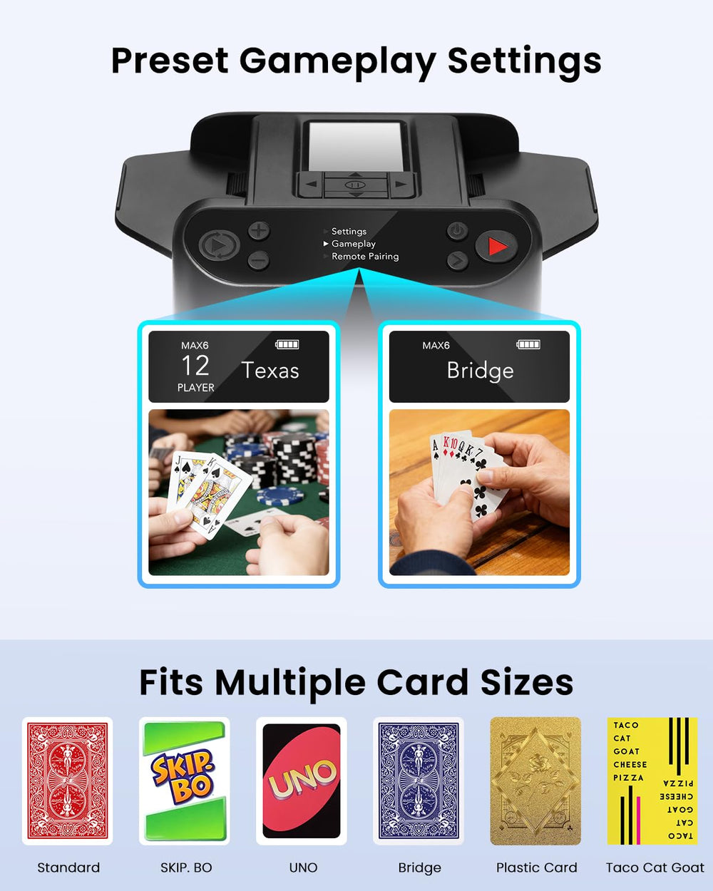 Whisper-quiet operation keeps game nights calm and focused.