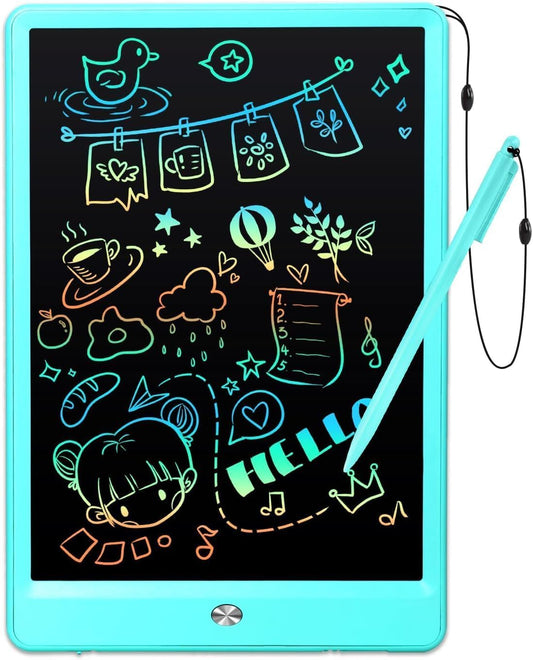 EooCoo LCD Writing Tablet with 10-inch colorful screen for mess-free doodling on the go