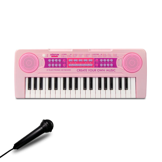 EOOLEOW kids piano with lighting follow mode guides young players through notes