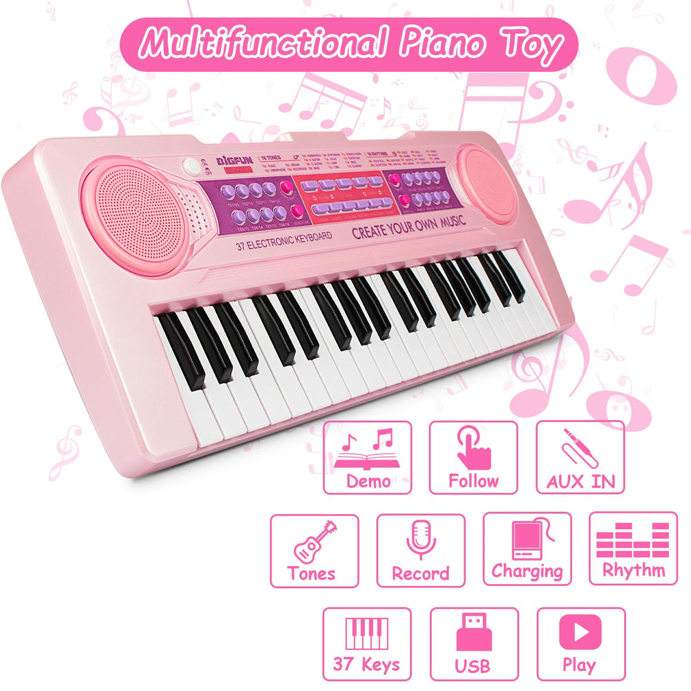 EOOLEOW pink keyboard is compact and travel-friendly