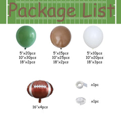 Eopelsm sage green latex balloons add a modern touch to sports celebrations