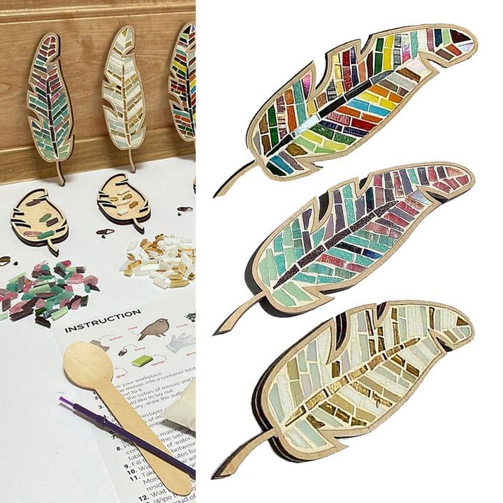 EOQIFJM relaxing activity mosaic kit offers mindful crafting