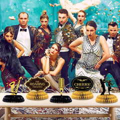 Epakh saxophone centerpiece creates retro vibe for birthdays and weddings