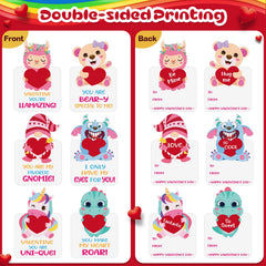 Epakh valentines bear cards add friendly variety for classroom gifting