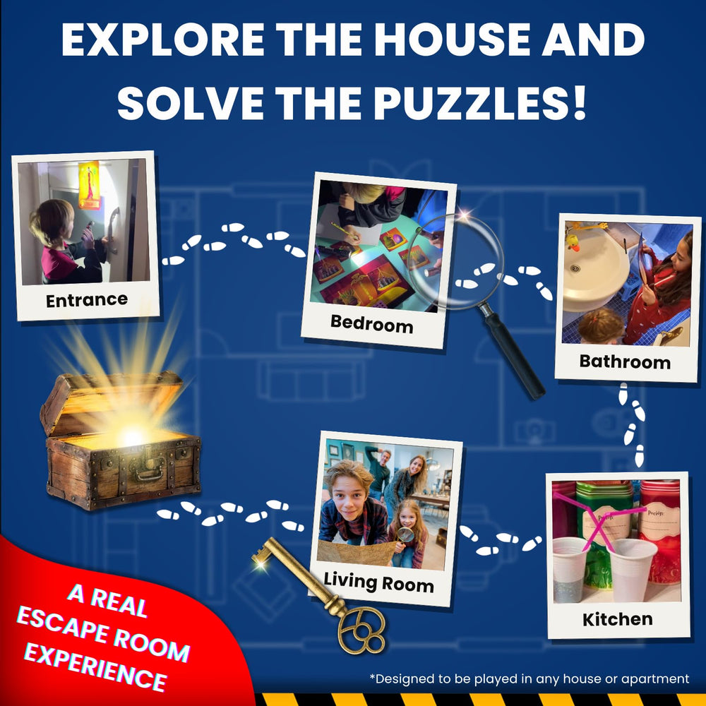 Clue cards from EPIC ENIGMAS unlock mysteries for collaborative play.