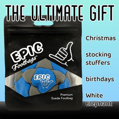 Epic Footbags Deluxe 32-panel construction for durable daily play.