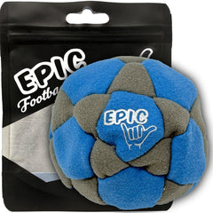 Epic Footbags Deluxe suede texture for easy grip and smooth kicks.