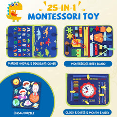 EPIMA Busy Board buttons provide tactile exploration and hand eye coordination practice.