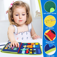 EPIMA Busy Board calendar and clocks introduce early time concepts in a playful way.