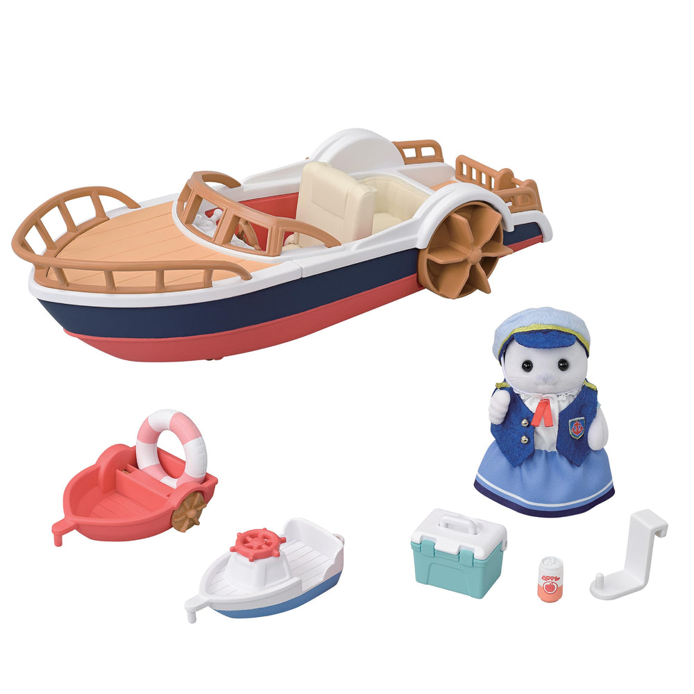 Epoch Sylvanian captain-costume-seal-mother for imaginative sea adventures.