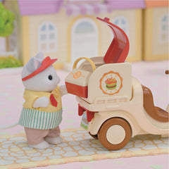 Epoch Sylvanian delivery basket fitting the scooter for scenes