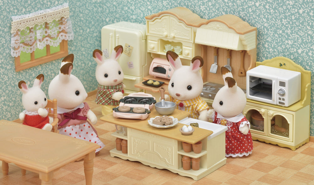Epoch Sylvanian eggs milk and flour pieces add realistic kitchen props