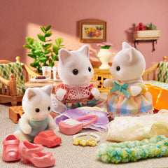 Epoch Sylvanian Plates for shared snack time.