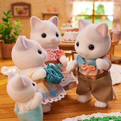 Epoch Sylvanian playset with accessories for organized pretend dining.