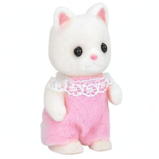 Epoch Silk Cat Baby doll ready for gentle playtime
