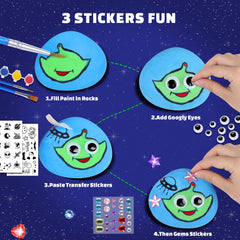 EPUMP glow-in-the-dark paints lighting up kids' nighttime art projects.