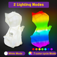 EPUMP Paint Your Own Cat Lamp Kit — USB cable for easy recharge